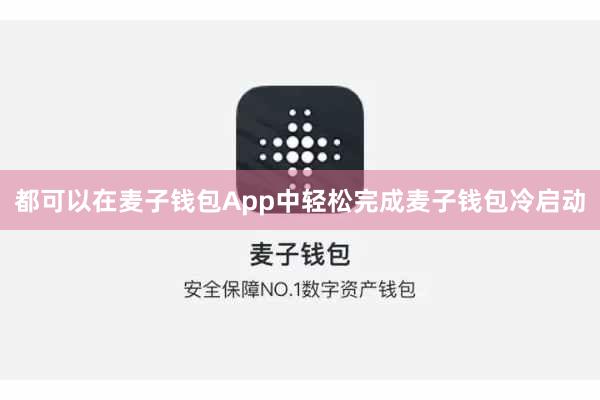 都可以在麦子钱包App中轻松完成麦子钱包冷启动