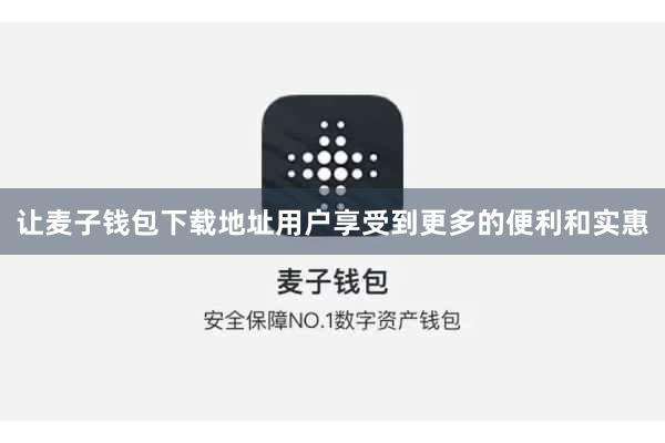 让麦子钱包下载地址用户享受到更多的便利和实惠