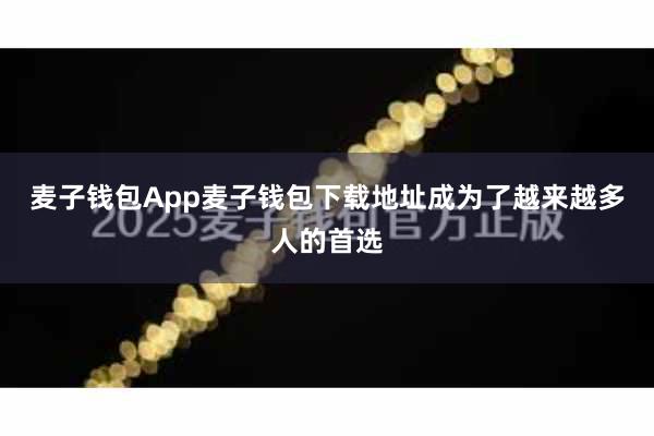 麦子钱包App麦子钱包下载地址成为了越来越多人的首选