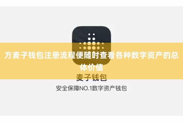 方麦子钱包注册流程便随时查看各种数字资产的总体价值